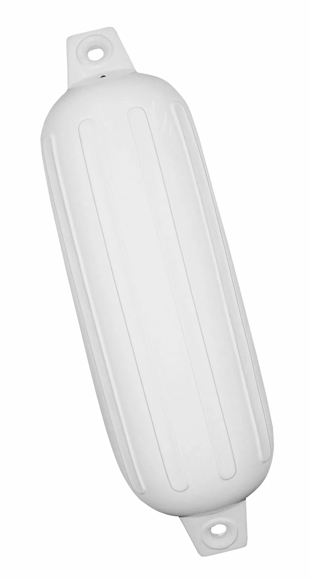 31016 – TAYLOR MADE Boat Fender, White Ribbed Round 6 Inch Diameter x 22 Inch Length Vinyl With Needle Type Valve For...